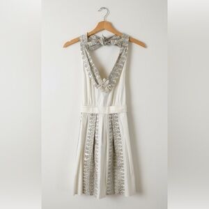 Boho Haltered Women’s Mini Apron Cottagecore